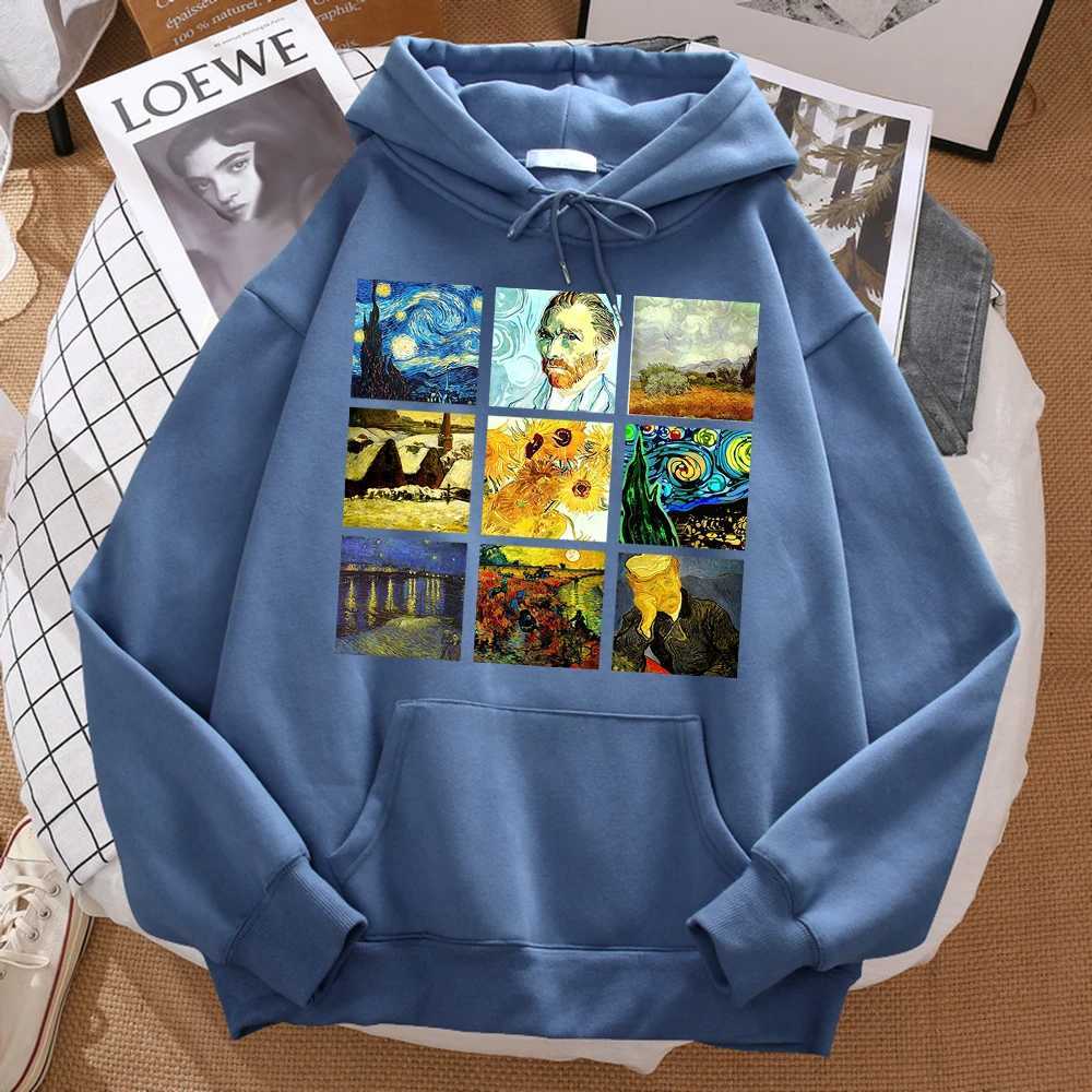 World Famous Painting Sanskrit Van Gogh Prints MenS Hoodies Fashion Fit Hoodie Hip Hop Hoody Cartoons Sportswears WomensXJ2500118