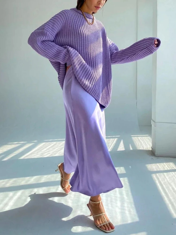 Acetic Satin Fishtail Skirt Woman Korean Fashion Elastic High Waist Skirts for Women Spring/summer Slim Long Dresses 250117