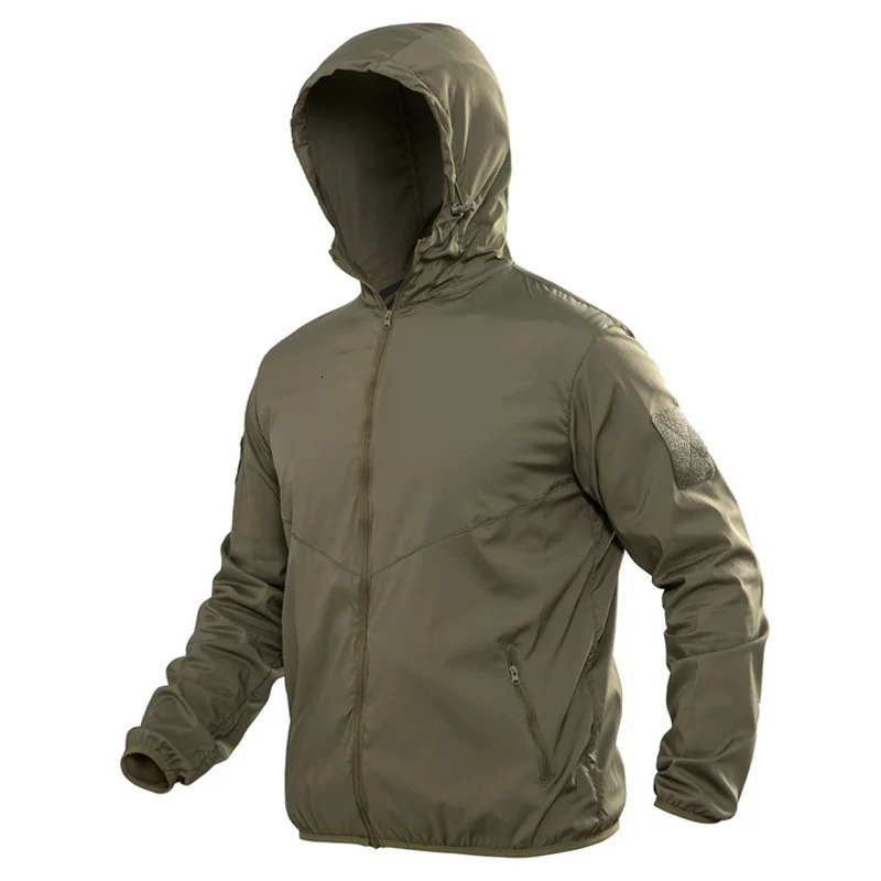 Camouflage Tactical Skin Jackets Men Ultra Light Quick Dry Combat Waterproof Coat Military Summer Fishing Suit Camping Clothing 250122