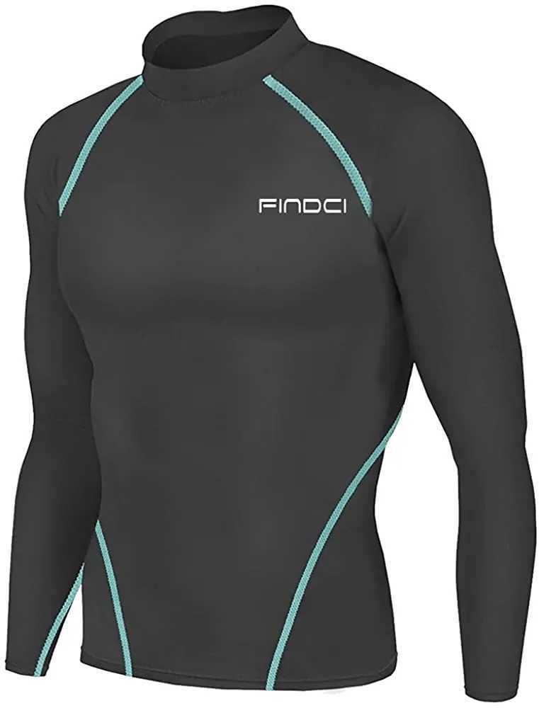 Findci Mens Sports Running Set Compression Shirt + Pants Skin-Tight Long Sleeves Quick Dry Fitness Tracksuit Gym Suits X2501295