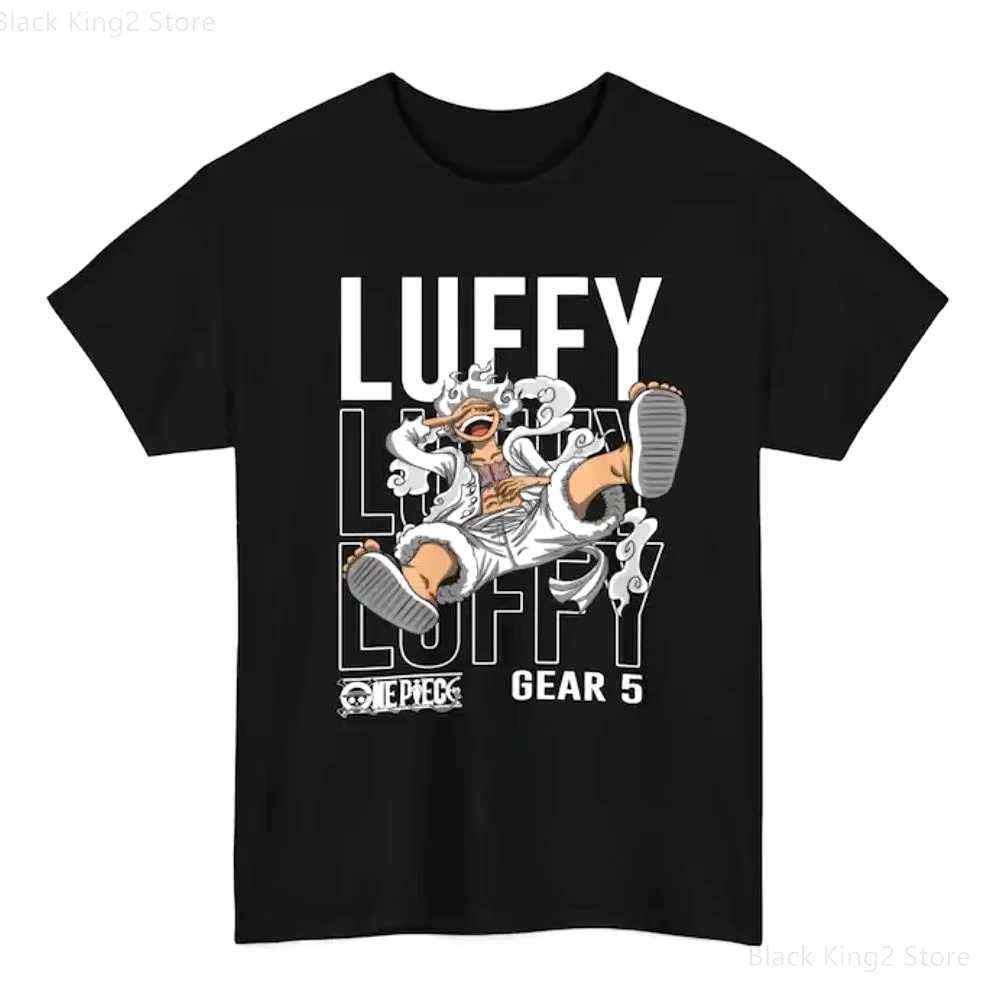 One Piece Anime T-Shirt for Men Straw Hat Pirates Nika Gear 5 Monkey D Luffy Manga Unisex T Shirt Harajuku Mens Tops ClothingXJ250117