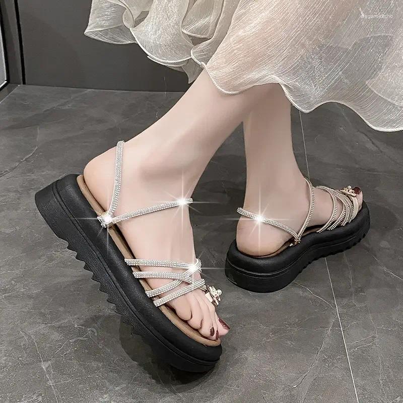 2025 S Fashion Designer Sandals Summer Slipper Women Ladies Shoes Platform Casual Girls Non Slip