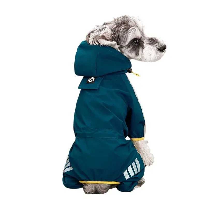 Dog Raincoat Reflective Waterproof Pet Clothes for Chihuahua Maltese Rain Coat Small Medium Dogs Jumpsuit Raincoat Dogs OverallsXJ250121