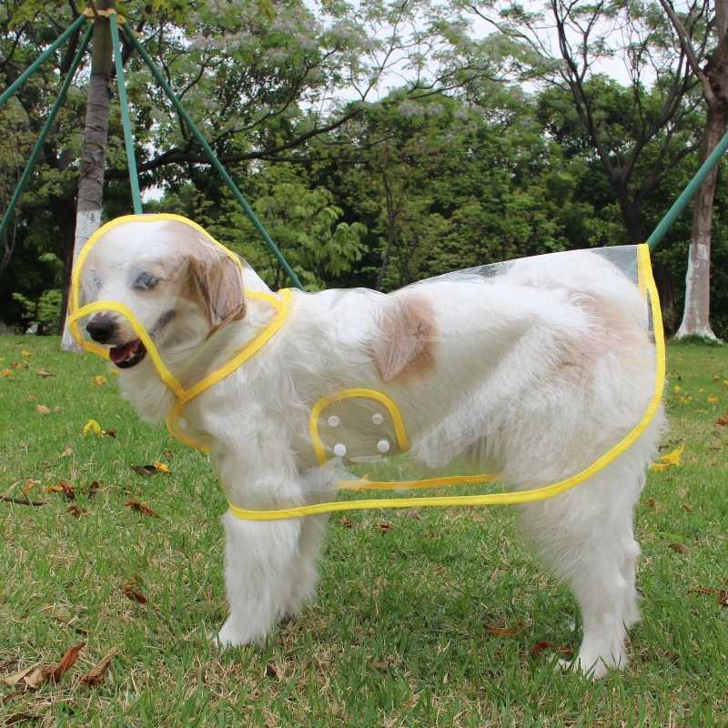 Puppy Raincoat Waterproof Pet Rain Jacket for Small Medium Dogs Cats Jumpsuit Chihuahua Teddy Hooded Pug Rain Poncho RainwearXJ250121
