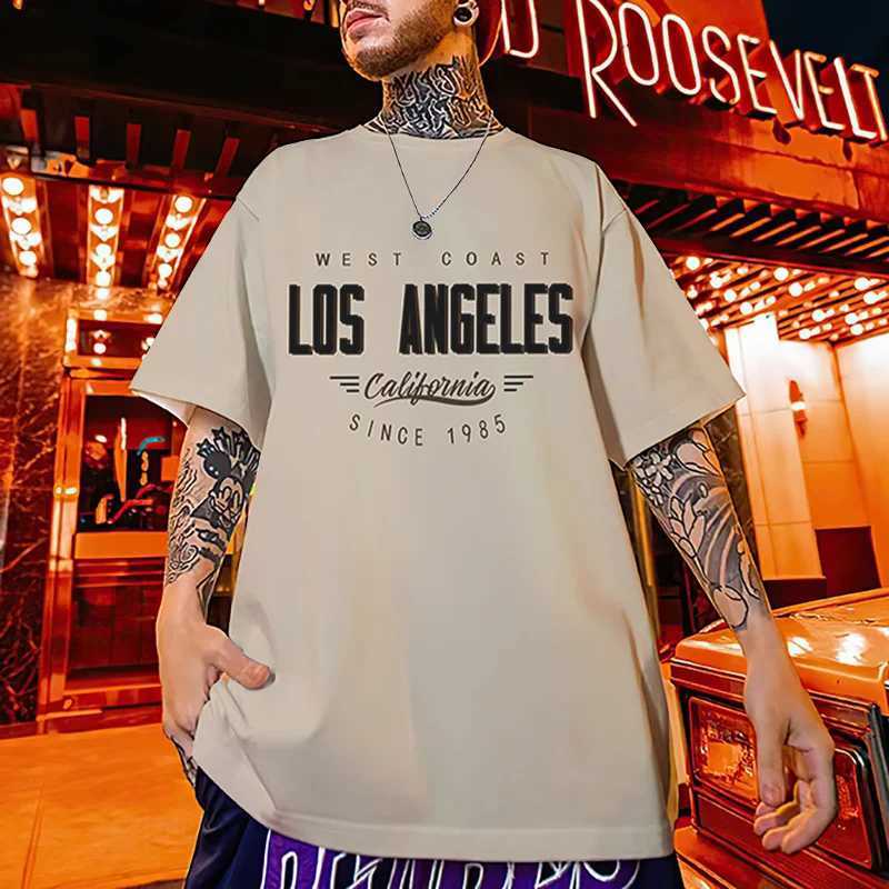 New Casual Summer T-Shirt 3d English Print Oversized T-Shirt For Men Simple Fashion Man Clothing Loose Breathable Tees Tops 2024XJ250117