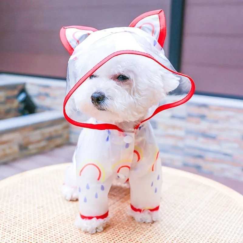 Dog Raincoat Waterproof Pet Clothes Accessories Dogs Apparel Apparels Small Clothing Pieces Hooded For Supplies ProductsXJ250121