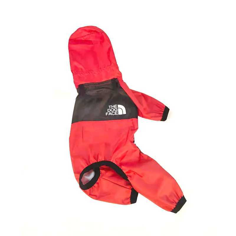 Pet clothing dog all-season raincoat four legged coat transparent PU waterproof clothingXJ250121