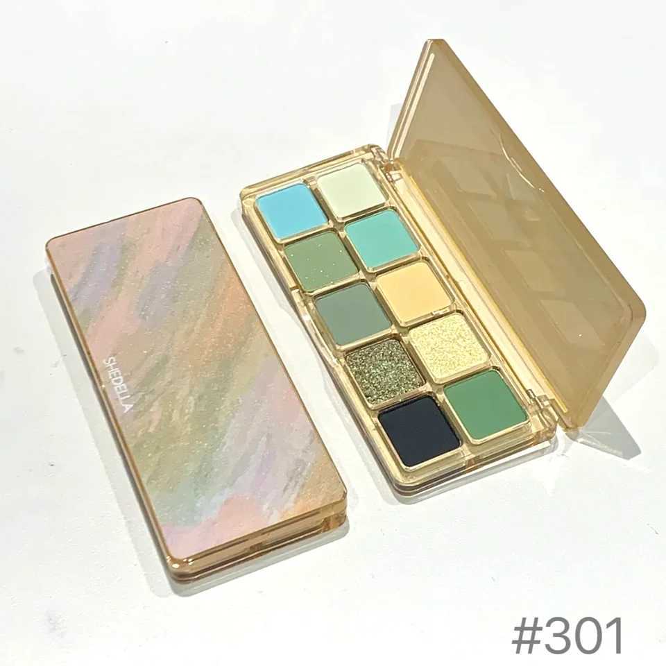New Arrival Shedella 10 color dream eye shadow board Macaron color matte eye shadow plate sequins makeup Z250121