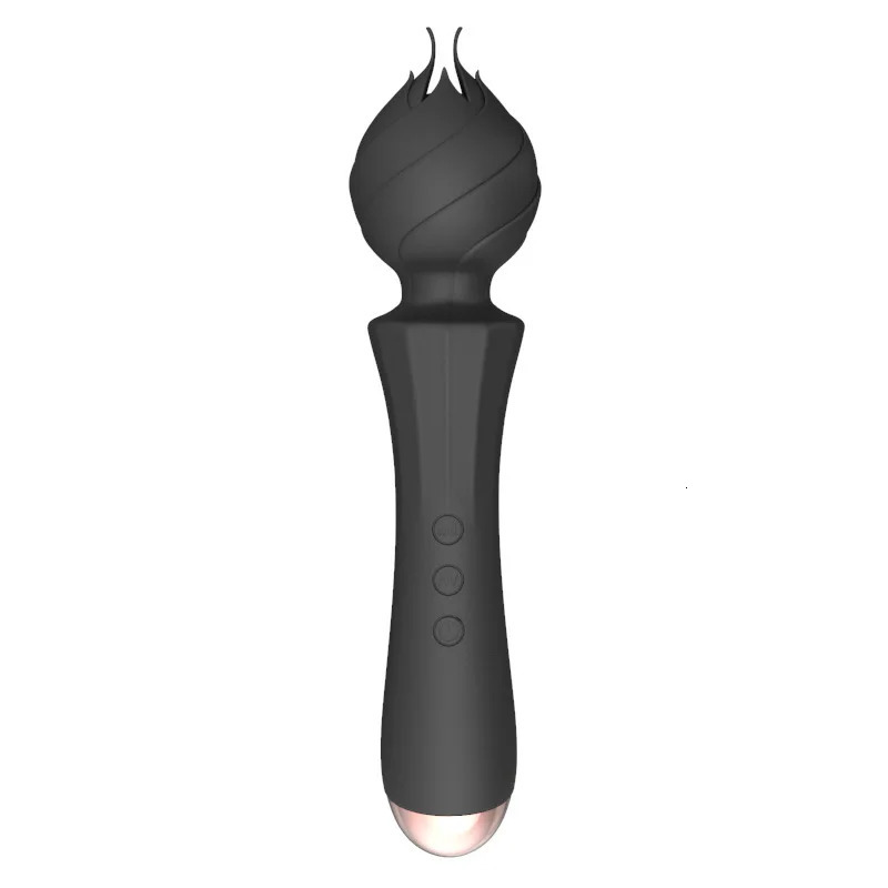 High Frequency RotationAVStick Vibrator Twist Head Vibrator Multi-Frequency Female Front Yin Back Court Sexy Masturbation Massag 250114