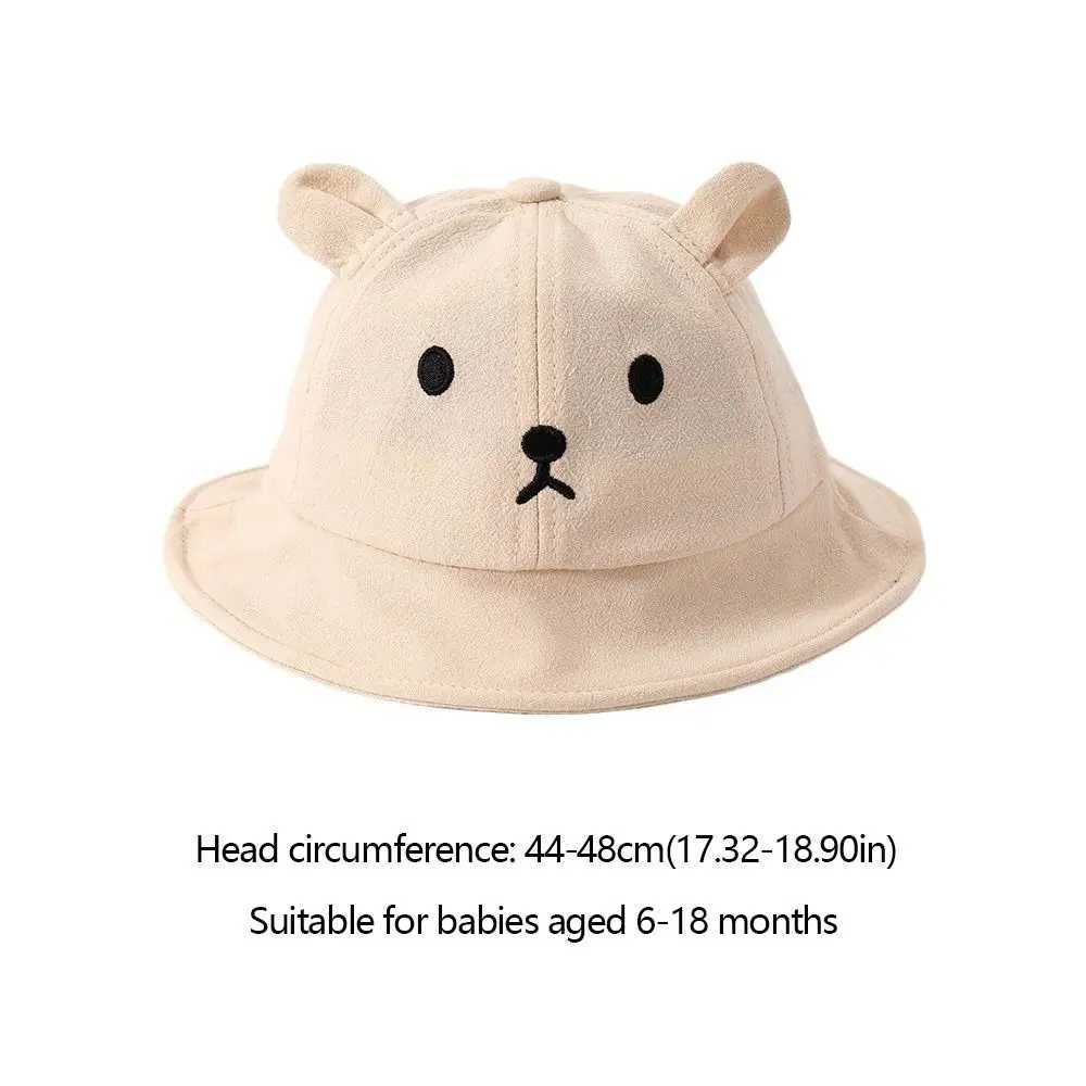 New Cute Summer UV Protective Sunscreen Hat Portable Breathable Childrens Fishermans Hat M250121