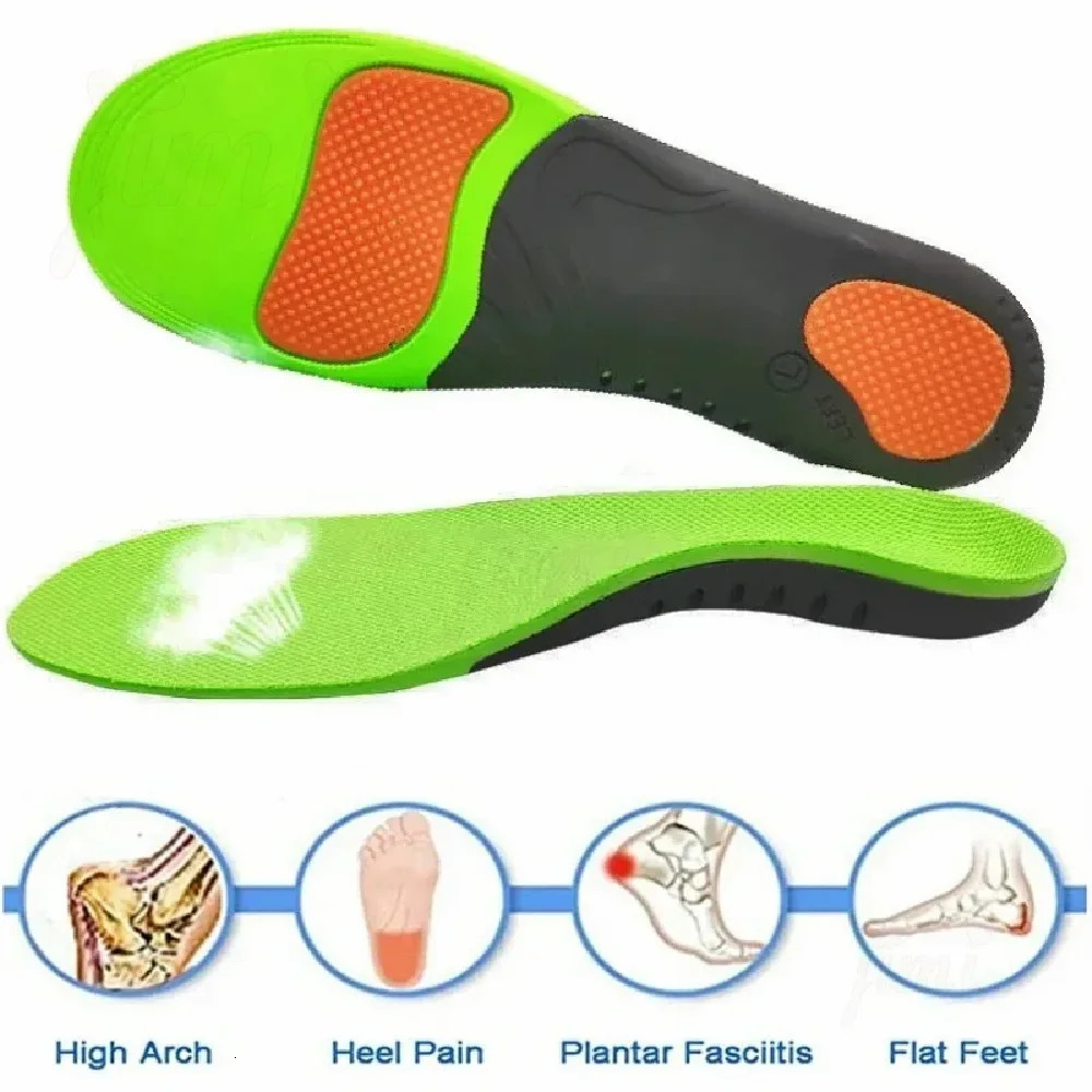 EVA Orthopedic Shoes Sole Insoles for Feet Arch Foot Pad X/O Type Leg Flat Foot Elastic Shock Absorption Comfortable Insoles 250120
