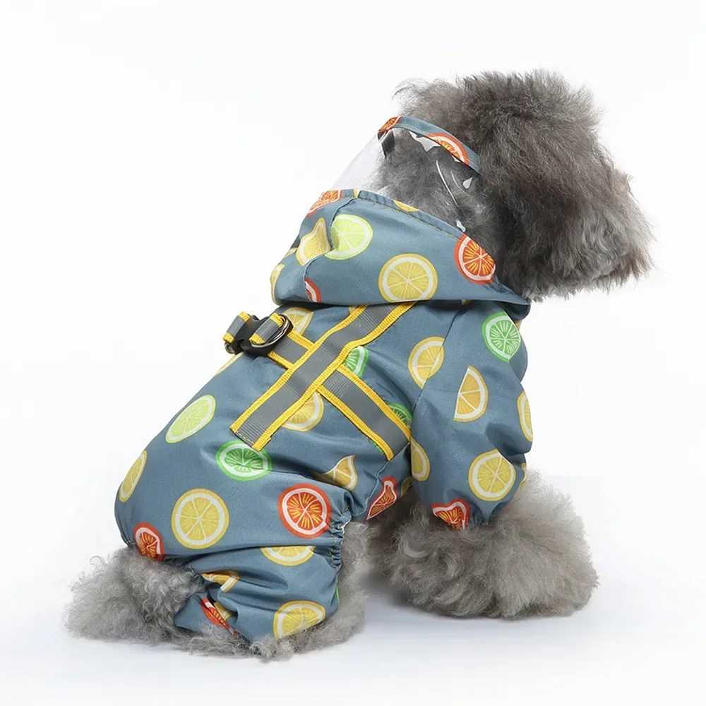 Waterproof Dog Raincoat Dog Clothes Soft Impermeable Water Proof Clothing Small Medium Dogs Jumpsuit Raincoat Dogs OverallsXJ250121
