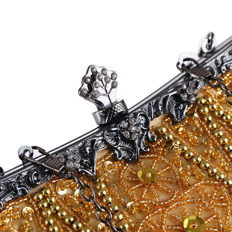 Retro Handbag Evening Clutch Bag Embroidered n Ladies Wedding Party Dinner Bags for Women 250118