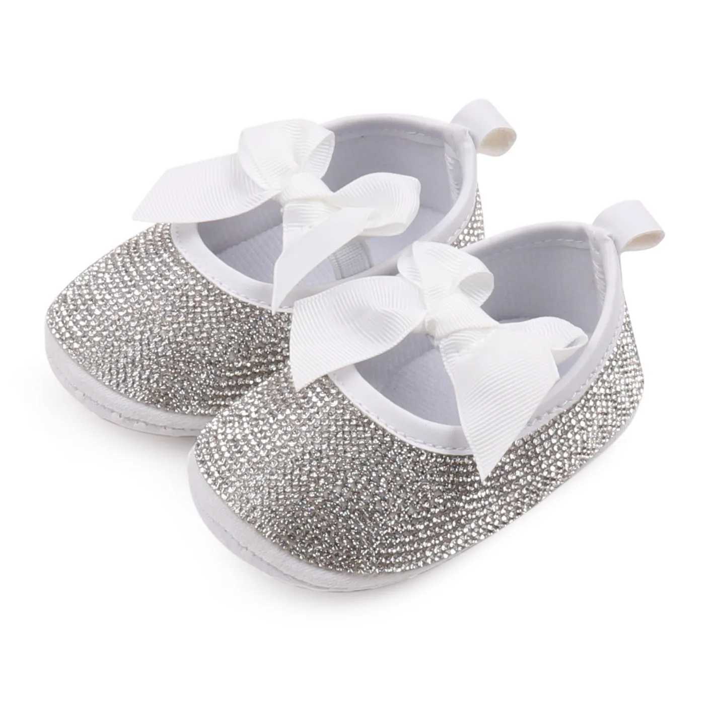 Baby Beautiful Shoes High Quality Newborn Toddler Girls Sneaker Spring and Summer Sandals Cute Bowknot Shiny Diamonds BBW3204 X250129