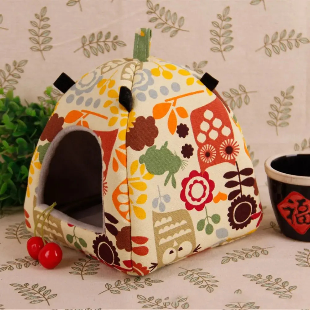 Bird Nest Winter Bed House Shed Hanging Hammock Cage Tent Plush Hamster Hideaway 250121