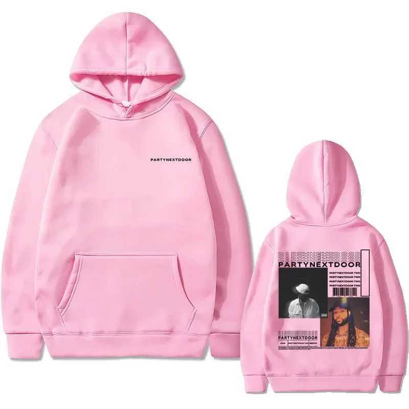 Rapper Partynextdoor Double sided Printed Hoodie Mens Casual Street Wear Mens Hip Hop Retro Sweatshirt WKXJ2500118
