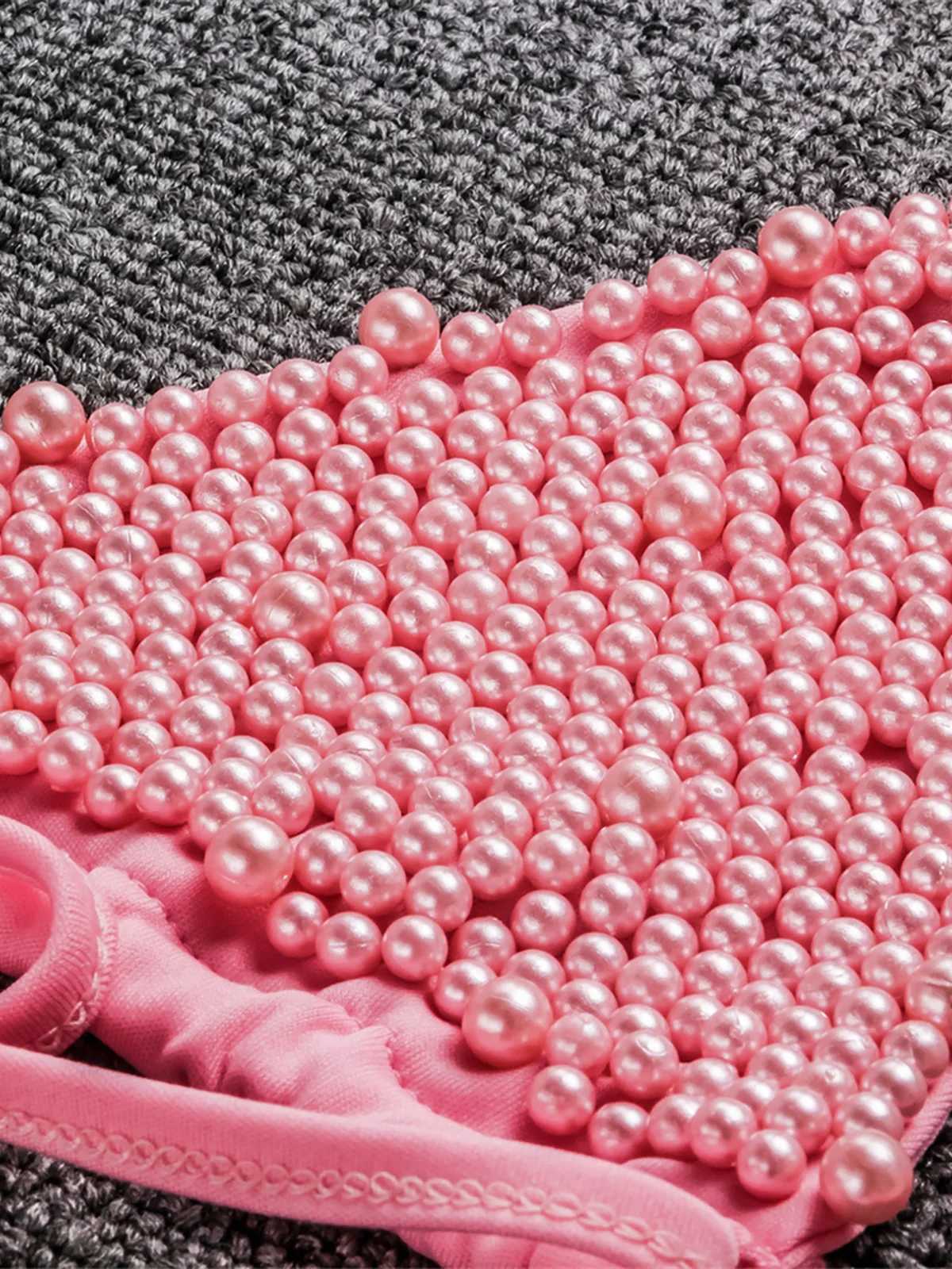 2024 Sexy Luxury Pearls Halter Mini Bikini Fe Swimsuit Women Swimwear Two-pieces Bikini set Bather Bathing Suit Swim K76XJ250120