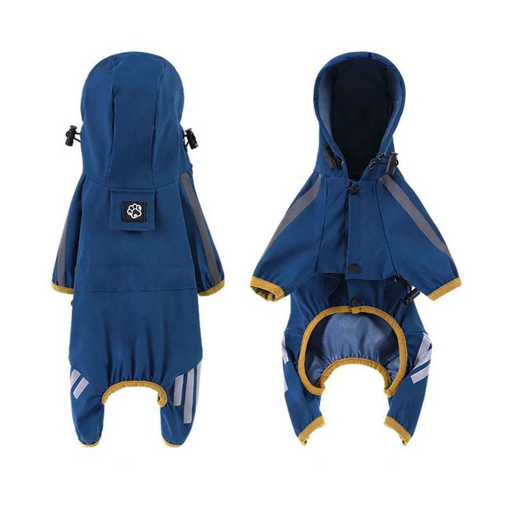 Waterproof Dog Rain Coat Cat Raincoat Outdoor Rainwear Hood Apparel Jumpsuit Puppy Rainy Day Clothes Outdoor Jacket Pet SuppliesXJ250121