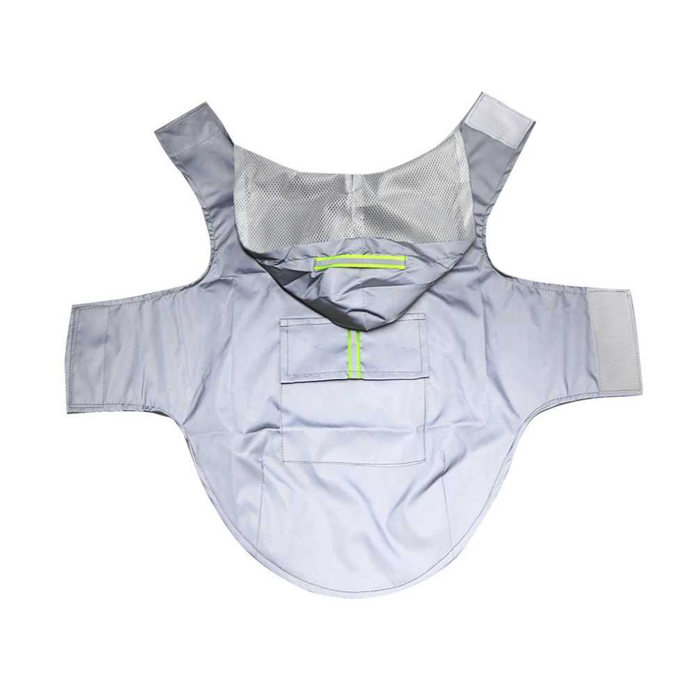 XL-6XL Full Reflective Dog Raincoat Waterproof Pet Clothes for Medium Large Dogs Outdoor Big Dog Hoodie Golden Retriever JacketXJ250121