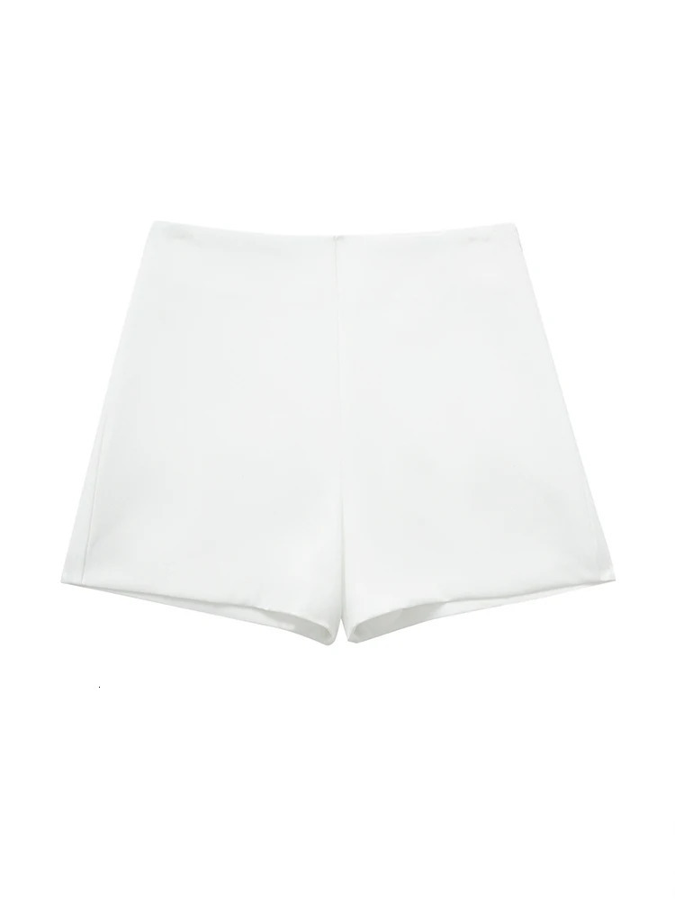 UETEEY High Waist Fashion Solid Side Zipper Shorts for Women Streetwear Casual Blue Short Summer Pattern Shorts 250118