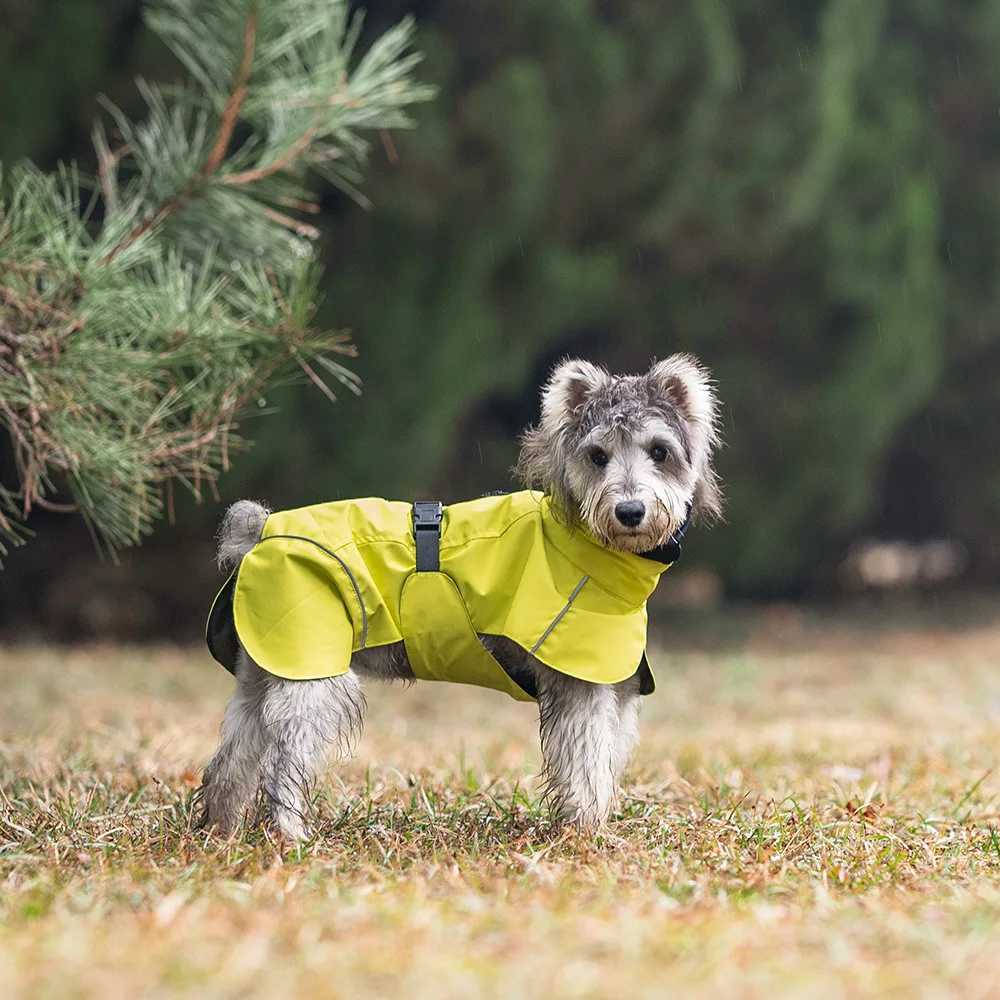 Outdoor New Dog Raincoat Teddy By Bear Small Medium-sized Dog Clothes Double Collar Cape Type Rainy Day Out Pet RaincoatXJ250121