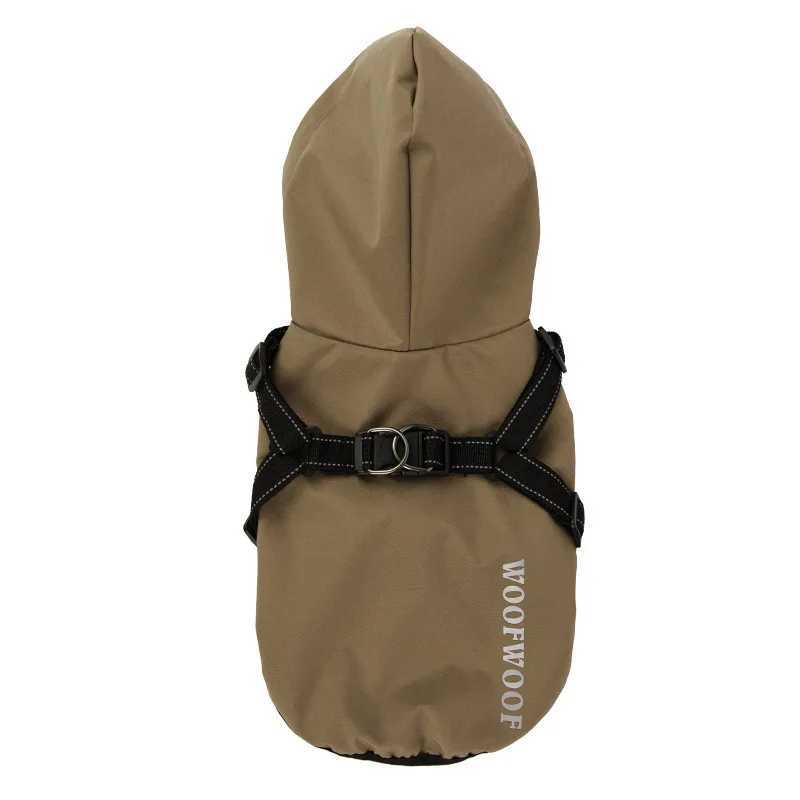 Dog Cat Clothing Waterproof Coat Traction Reflective Design Raincoat Jacket for Small Medium Large DogXJ250121