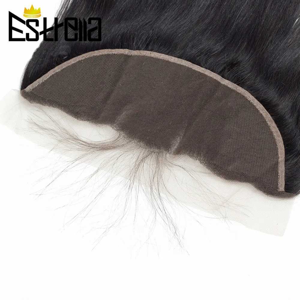 Brazilian Bundles With Frontal Straight Hair 13x4 Lace Frontal Clo with Remy Human Hair 2 Bundles With Pre-Plucked FrontalXJ250120