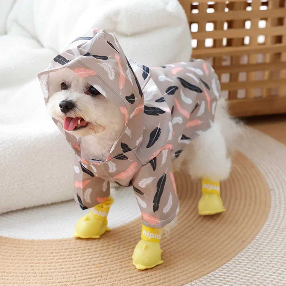 Impermeable Puppy Dog Raincoat Waterproof Pet Clothes for Small Dogs mascotas Clothing Chihuahua Pug Rain Coats ubranie dla psaXJ250121