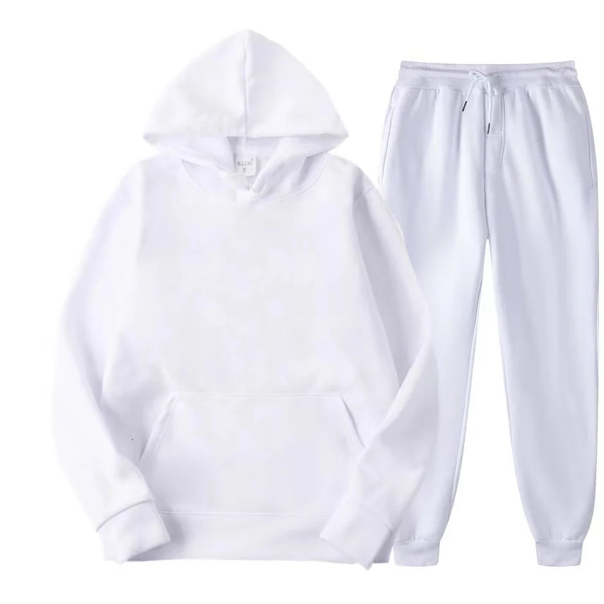 2024 Womens Sets Hoodies Pants Autumn Winter Hooded Sweatshirt Sweatpants Hoody Pullover Female Suit 250122