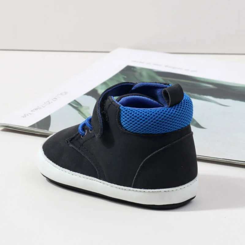 New Baby Shoes Boy Sports Shoes Spring Autumn PU Leather Soft Non-Slip Sole Newborn Toddler Casual Baby Shoes X250129