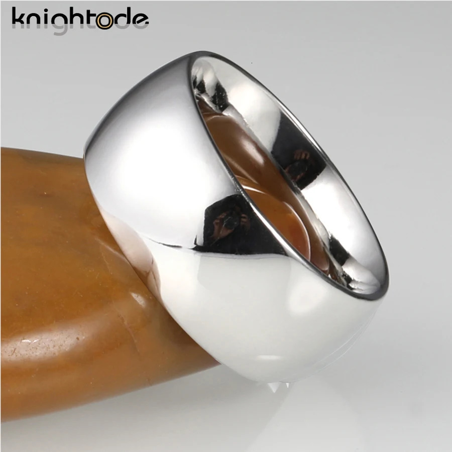 White Gold Color Tungsten Carbide Ring Simple Wedding Band Men Women Engagement Anniversary Gift Dome Polished Comfort Fit 250117