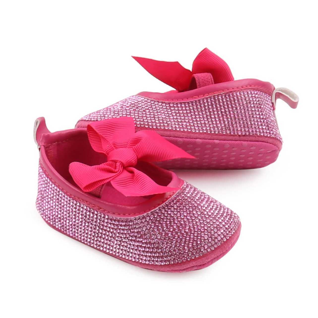 Baby Beautiful Shoes High Quality Newborn Toddler Girls Sneaker Spring and Summer Sandals Cute Bowknot Shiny Diamonds BBW3204 X250129