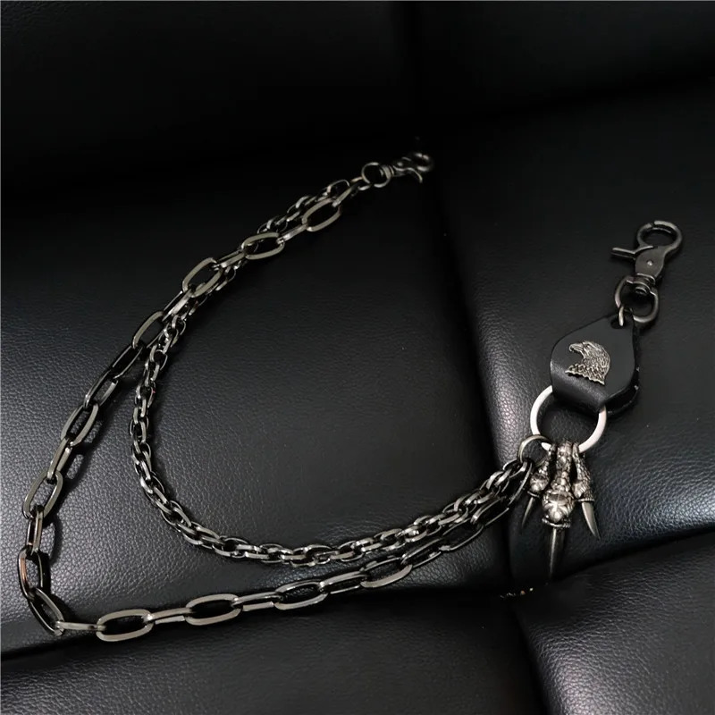 Fashion Personality Retro Punk Pants Chain Mens Waist Chain Self-defense Accessories Jewelry 250117