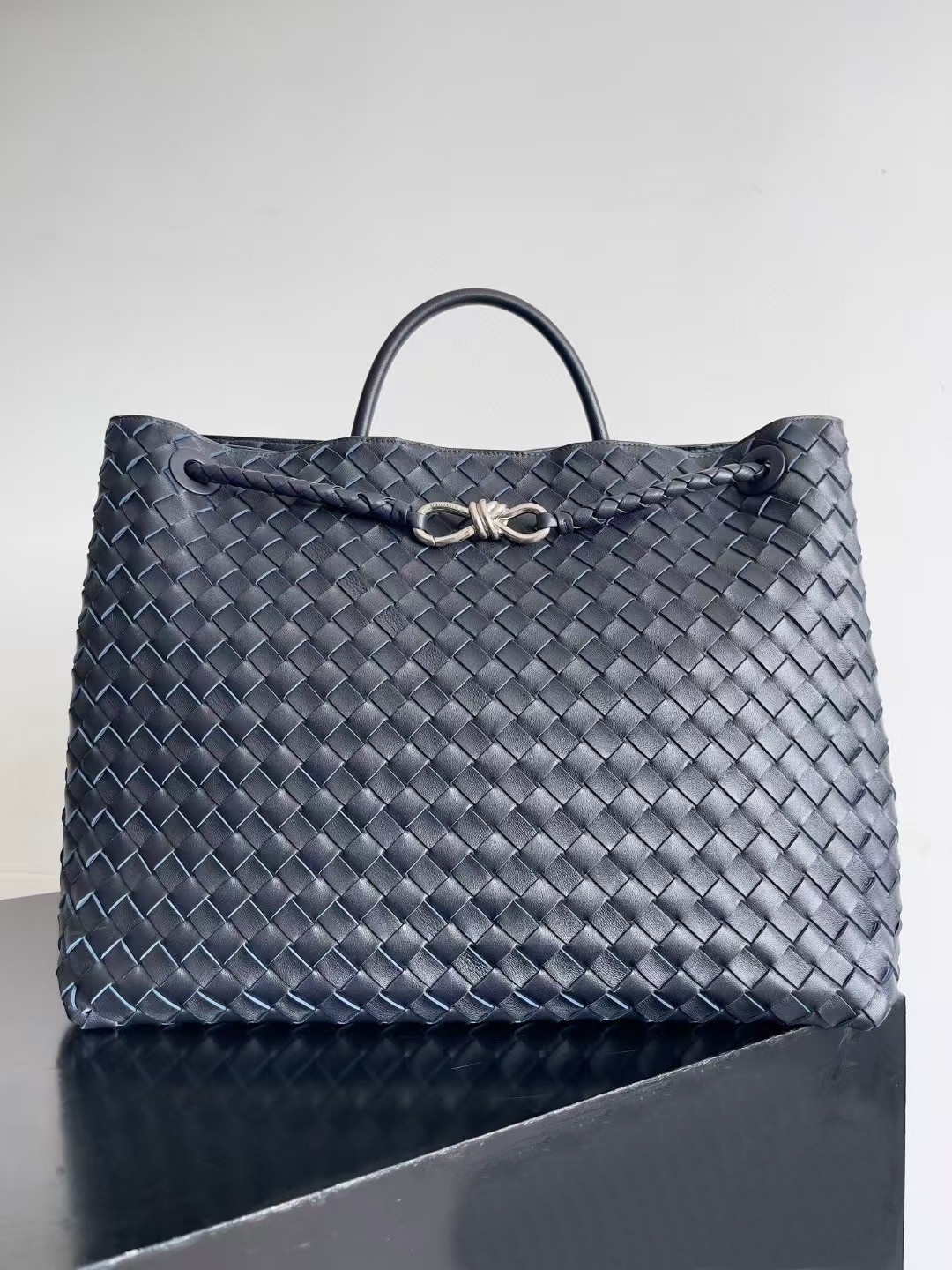 10A Retro Mirror Quality Designer 743575 multifunctional olid color female daily large -capacity hopping high - caual handbag 45cm brand bag 98