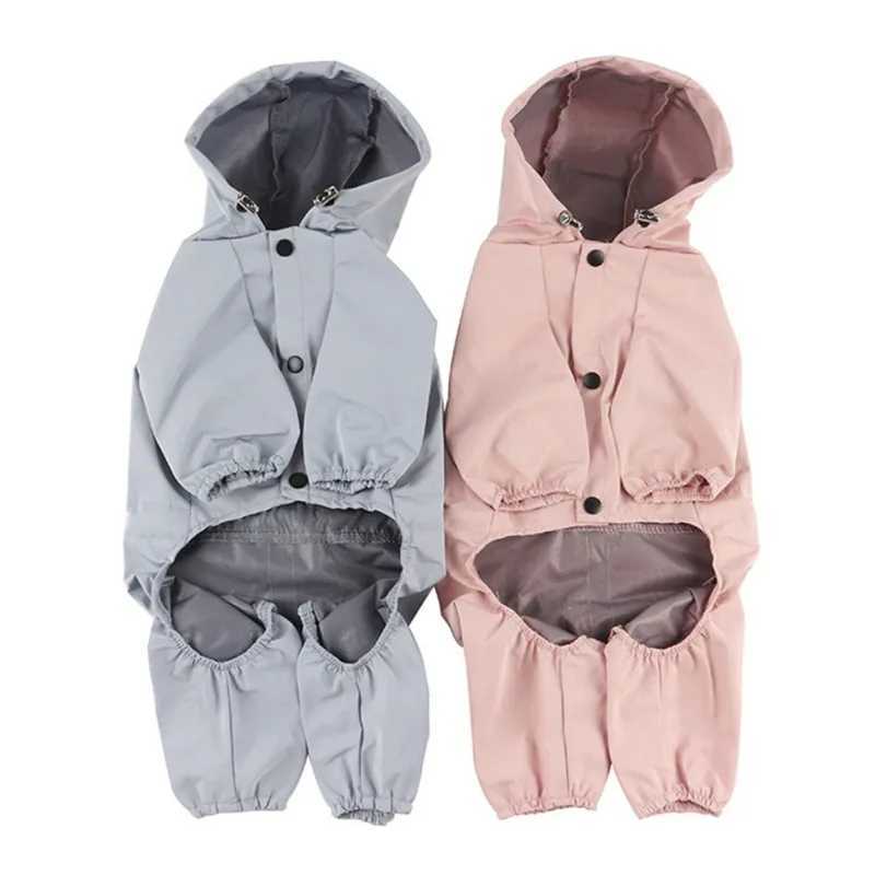 Pet Dog Raincoat Reflective Hooded Clothes Waterproof Jumpsiut Jacket Fashion Outdoor Breathable Clothes for Small Medium DogsXJ250121