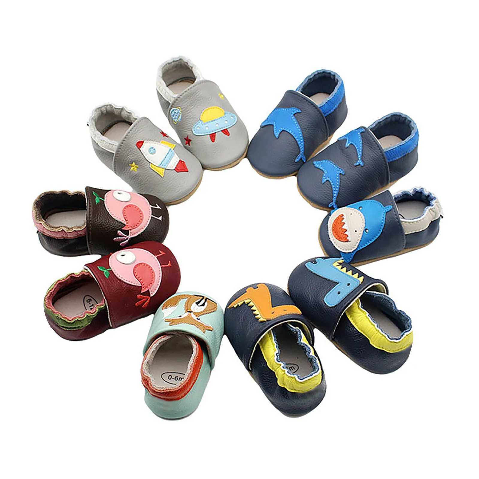 Baby shoes soft cowhide baby newborn boots baby boys and girls baby toddlers Moccasins slider first walker X250129