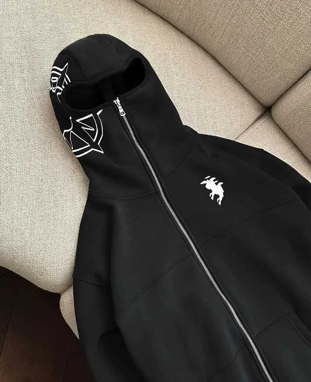 Y2K Mens Pullover Hoodies Embroidered Streetwear Divin Hoodie Harajuku Oversized Hoodie Sweatshirt New Gothic Hip Hop ClothingXJ2500118