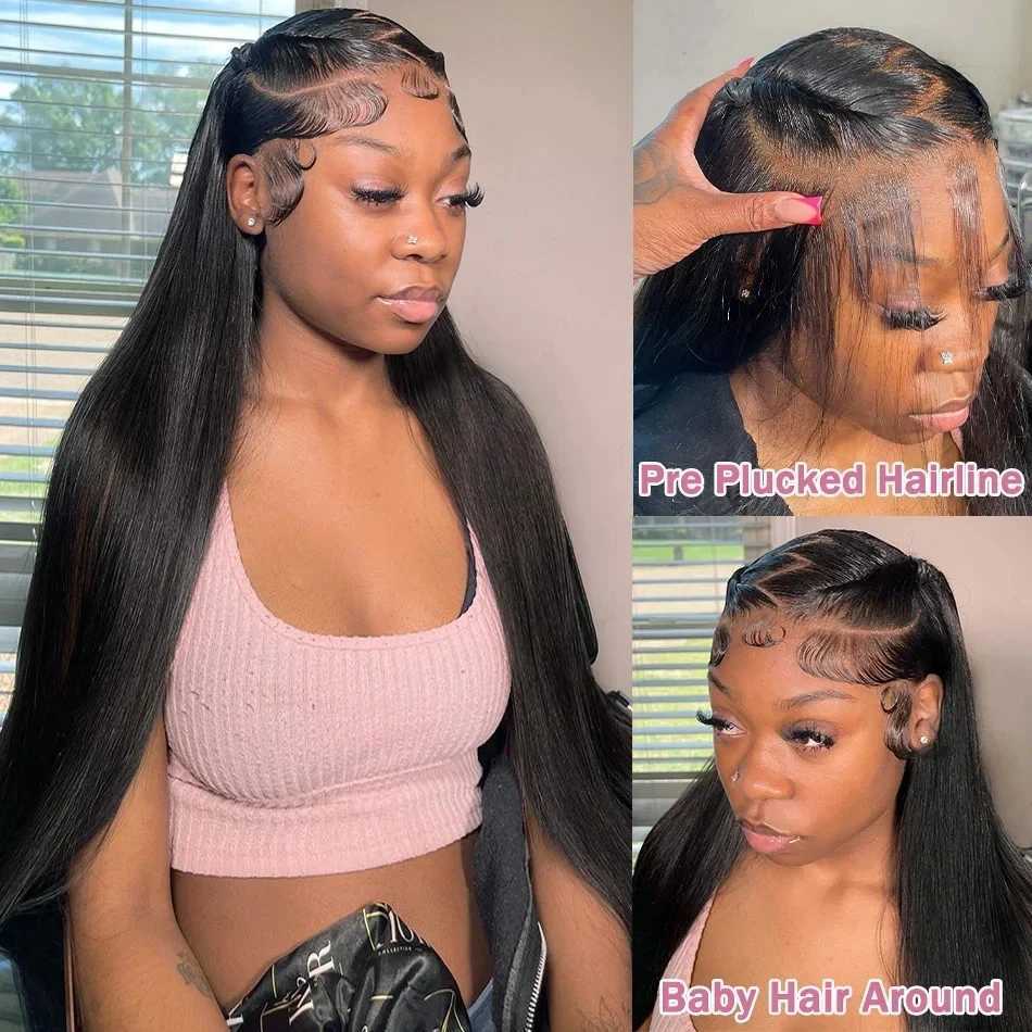 Bone Straight Human Hair Bundles With 13x4 HD Lace Frontal With Extensions Brazilian Weavings 3 Bundles With Clo for WomenXJ250120