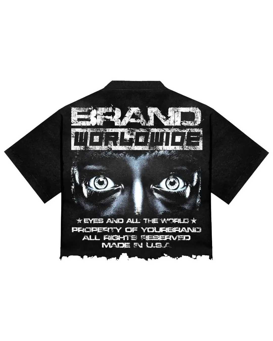 Harajuku Street Hip Hop Fashion Portrait Oversized Printed T-Shirt Mens Pure Cotton Summer Loose Casual Gothic Y2K Short SleeveXJ250117