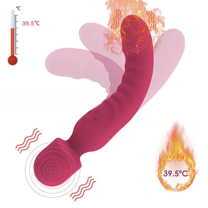 Dual Head AV Vibrator Massager G Spot Magic Wand Clitoris Stimulator Strong Vibration Powerful Dildos Adult SMSex Toys for Woman 250114