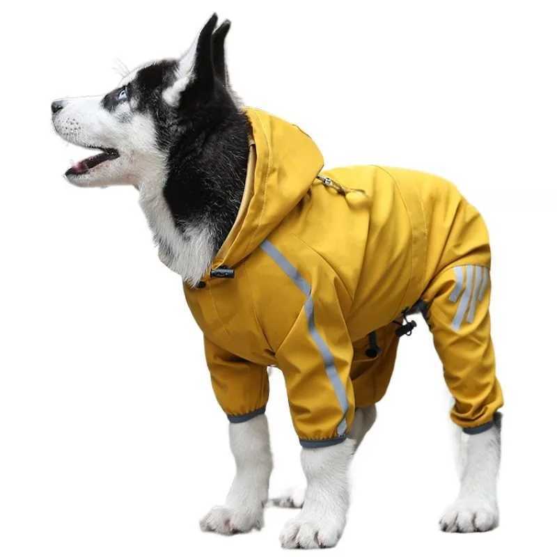 Pet Dog Waterproof Raincoat Jumpsuit Reflective Rain Coat Sunscreen Dog Outdoor Clothes Jacket for Small Medium Dog Pet SuppliesXJ250121