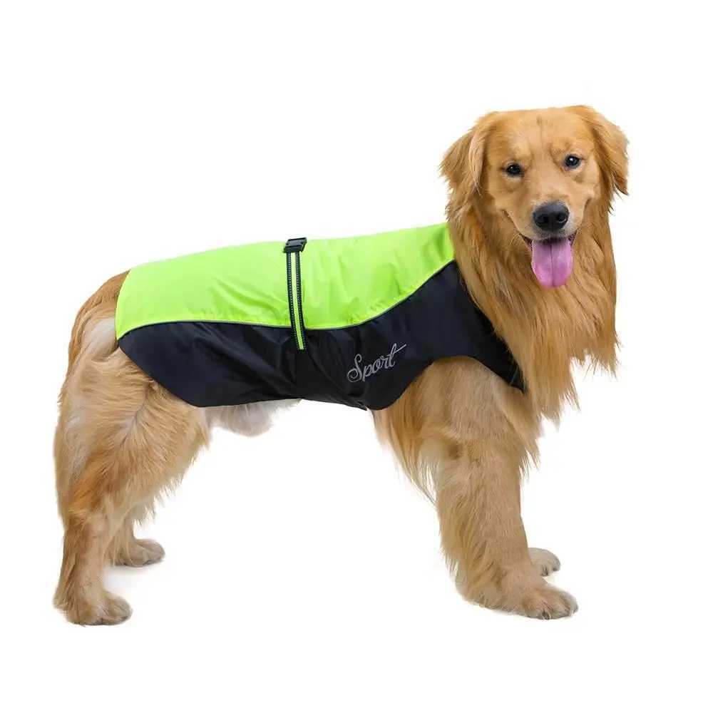 2024 Pet Dog Rain Coat Waterproof Jackets Breathable Assault Raincoat for Big Dogs Cats Apparel Clothes Pet Supplies 7XL 8XL 9XLXJ250121