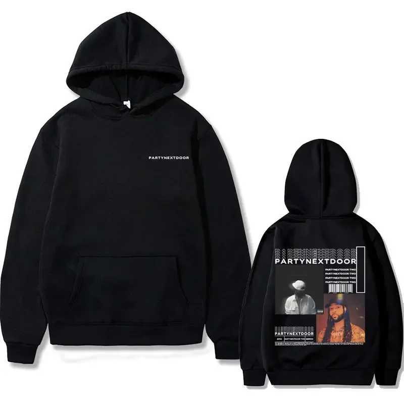 Rapper Partynextdoor Double sided Printed Hoodie Mens Casual Street Wear Mens Hip Hop Retro Sweatshirt WKXJ2500118