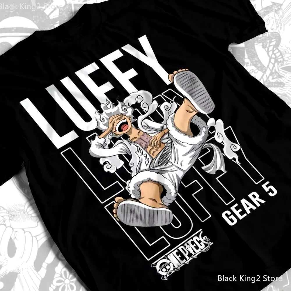 One Piece Anime T-Shirt for Men Straw Hat Pirates Nika Gear 5 Monkey D Luffy Manga Unisex T Shirt Harajuku Mens Tops ClothingXJ250117