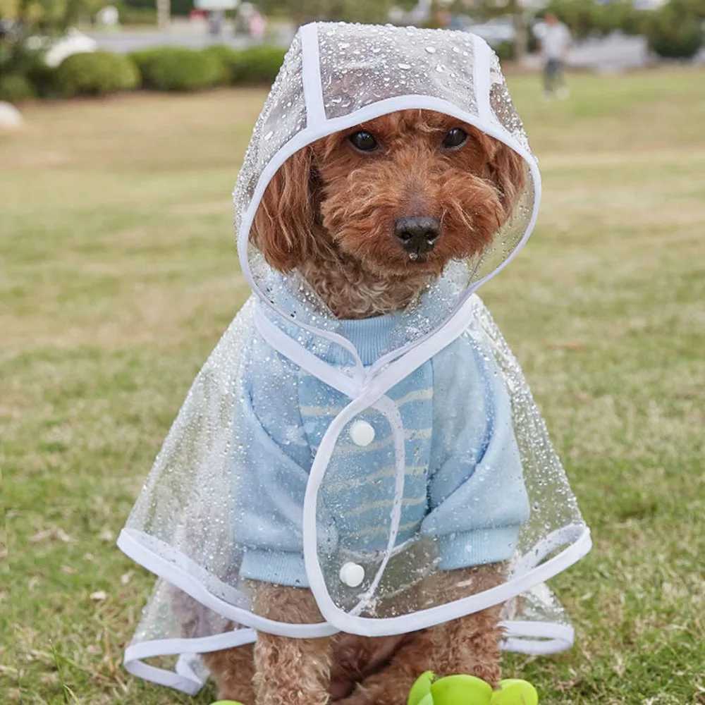 Waterproof Transparent Raincoat for Dogs Pet Dog Raincoat Spring Summer Rain Coats Puppy Outdoor Waterproof Clothes Pet SuppliesXJ250121