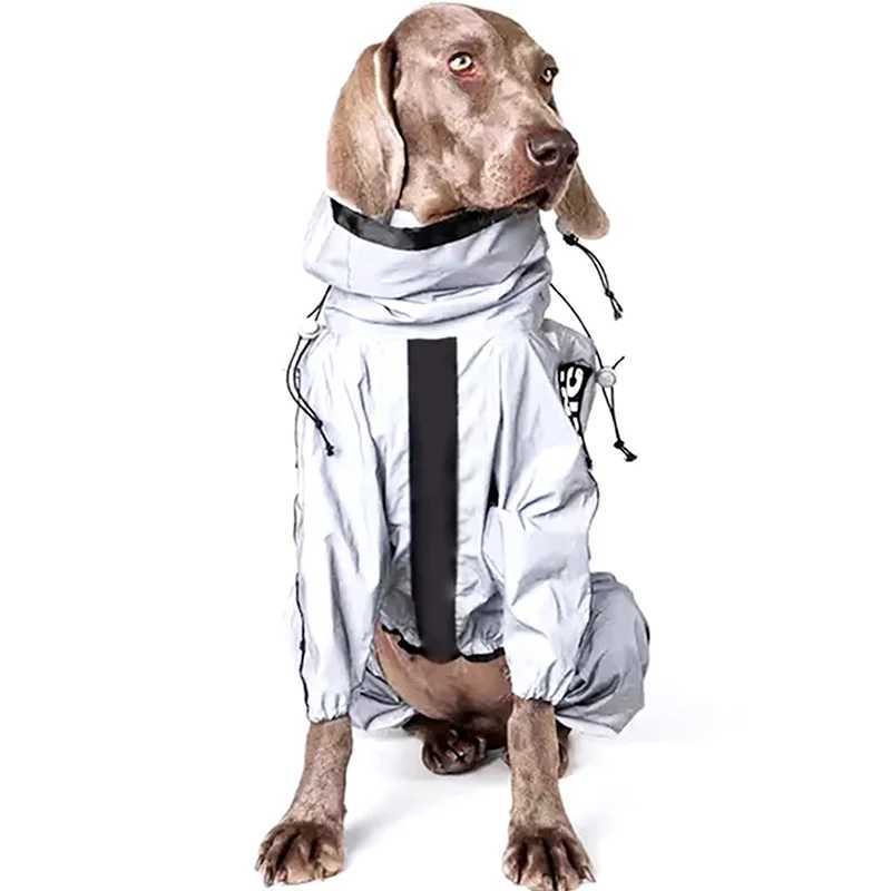 Pet Dog Waterproof Raincoat Jumpsuit Reflective Rain Coat Sunscreen Dog Outdoor Clothes Jacket for Small Dog Pet SuppliesXJ250121