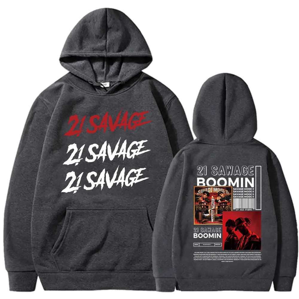 21 Savage Story American Dream Hoodies Tour Merch Women Men Fashion Casual Long Sleeve Sweatshirts HarajukuXJ2500118