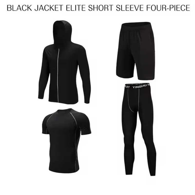 2pcs Mens Compression Sportswear Suit GYM Tight Sports Sets Workout Jogging MMA Fitness Clothing Tracksuit Pants Sporting X250129