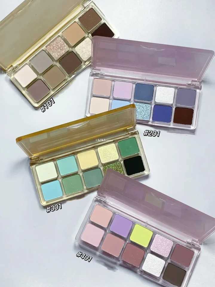New Arrival Shedella 10 color dream eye shadow board Macaron color matte eye shadow plate sequins makeup Z250121
