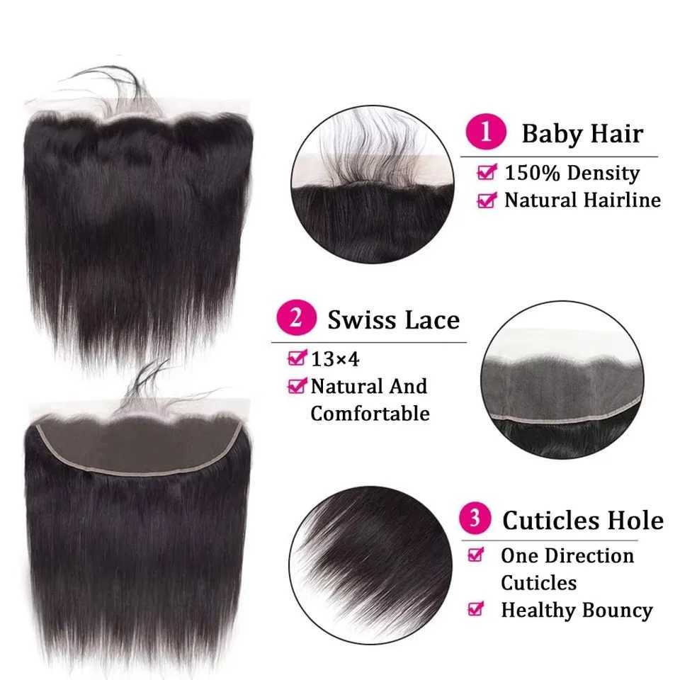 32 Inch Bundles 13X4 HD Swiss Lace Frontal Bone Straight Human Hair Bundles Raw Vietnamese Hair Weaving Bundle Deals ExtensionsXJ250120